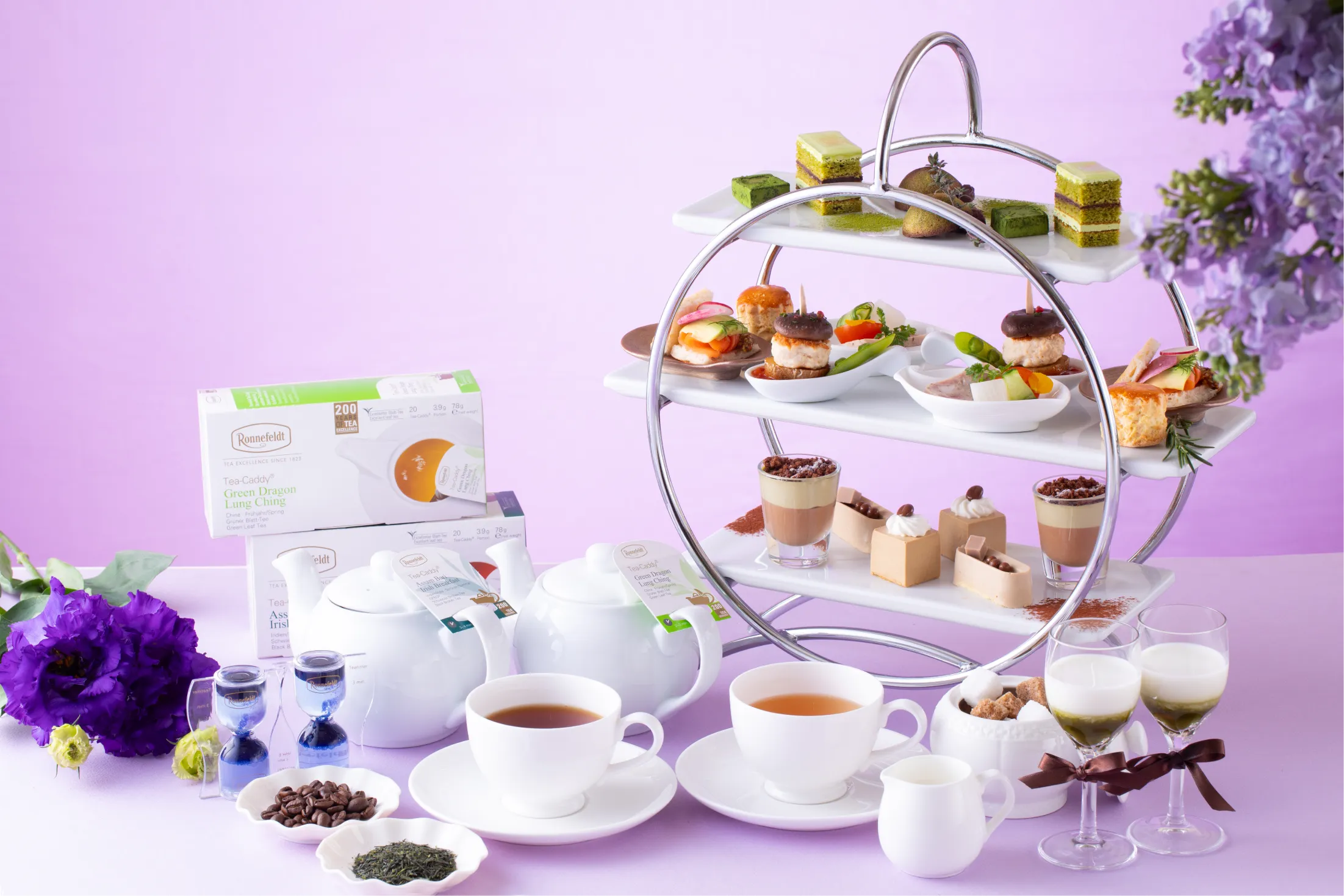 Afternoon tea Pink & White