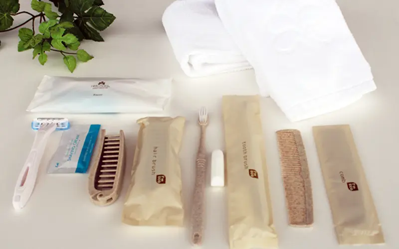 客室アメニティのプラスチック削減の取り組みについて